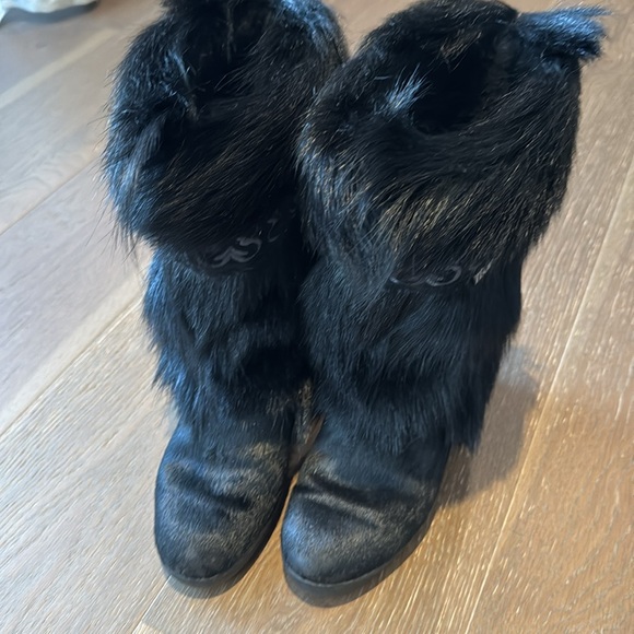 Tecnica Skandia Black Goat Real Fur Boots 6, 36 - Picture 9 of 9